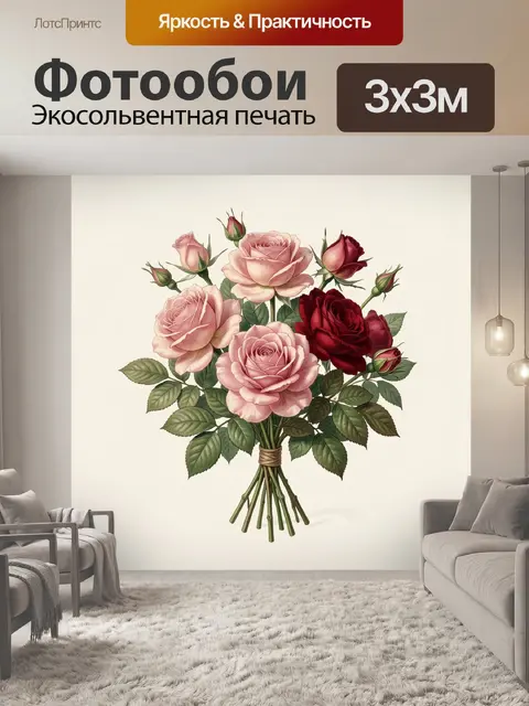 300 × 300 см · Экосольвентная печать