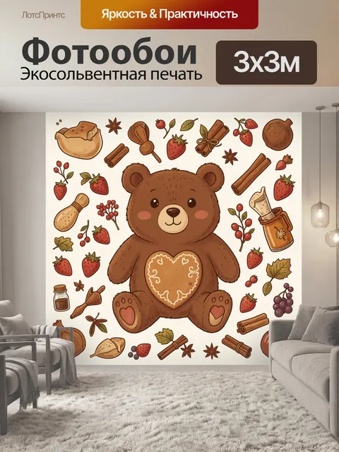 300 × 300 см · Экосольвентная печать