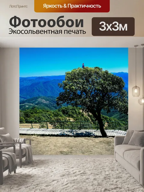 Фотообои Doi Pui ko moutain смотровая площадка