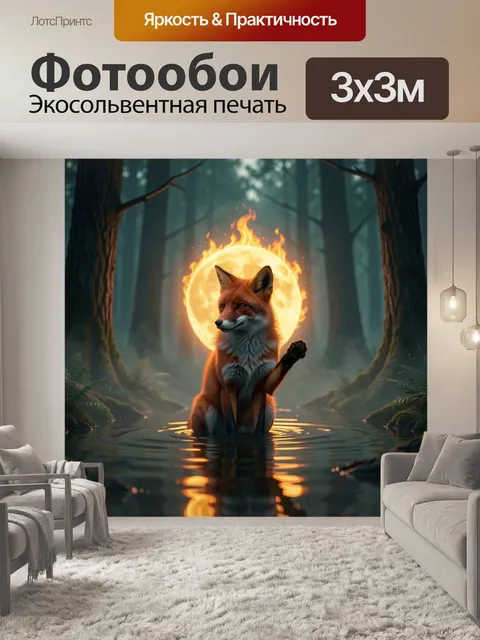 300 × 300 см · Экосольвентная печать