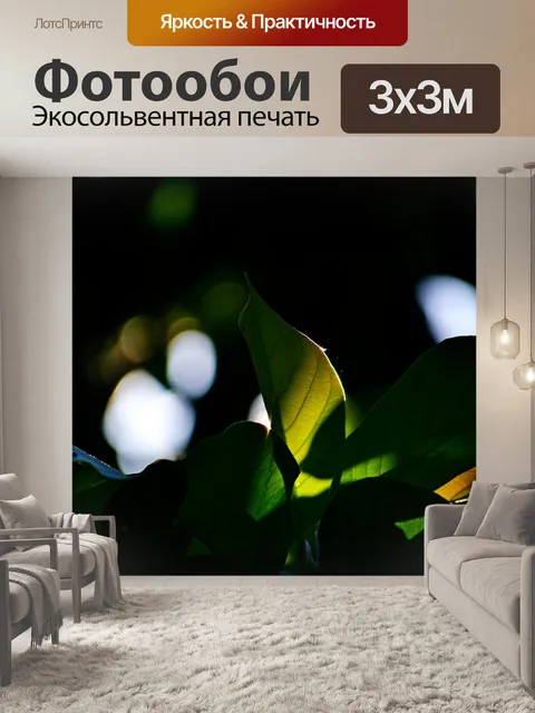 Фотообои Листья