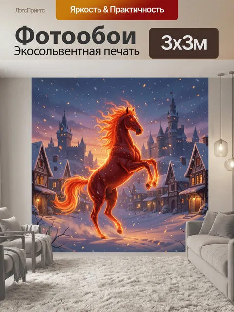 300 × 300 см · Экосольвентная печать