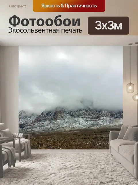 Фотообои Снег