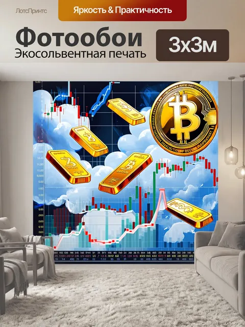 Фотообои криптовалютный рынок