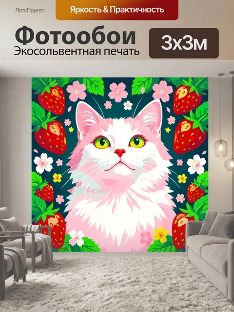 300 × 300 см · Экосольвентная печать