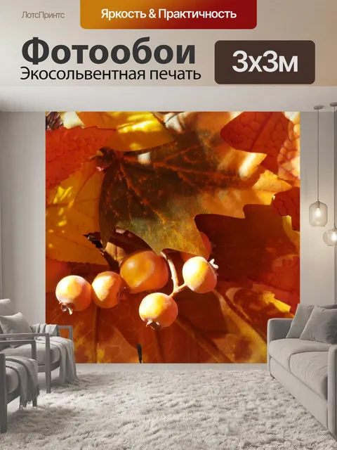 Фотообои Цвет фона падения