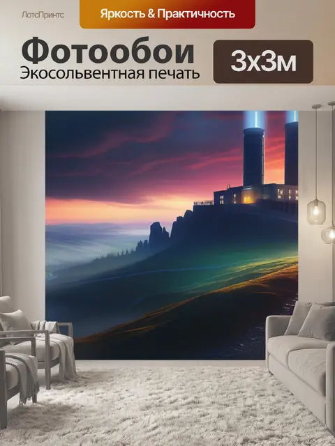Фотообои пейзаж с 9 валом смешной
