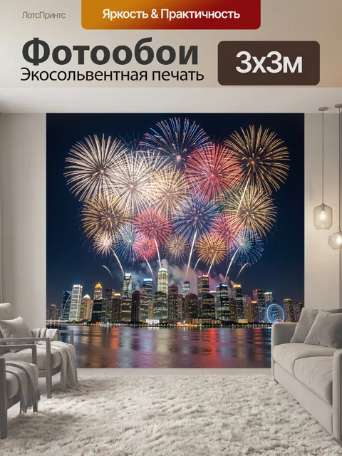 300 × 300 см · Экосольвентная печать