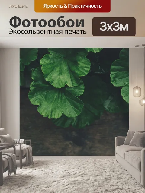 Фотообои Листья