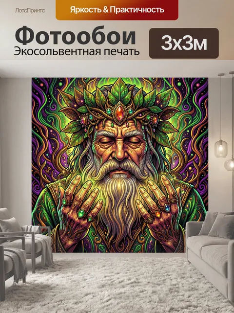 Фотообои Лесной мудрец в венце