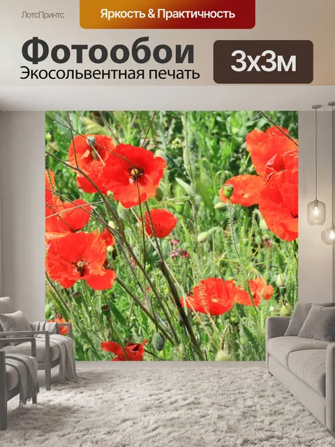 Фотообои Маки