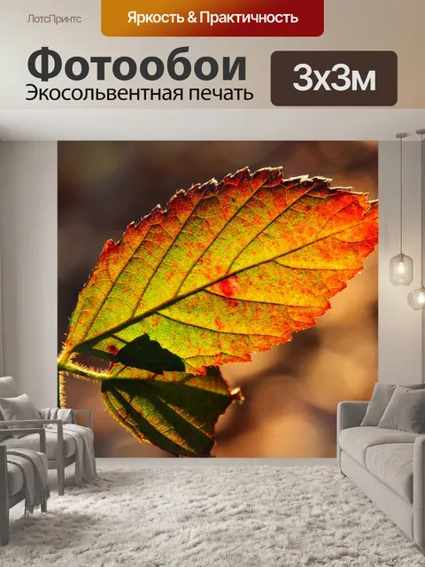 Фотообои Листья