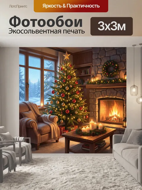 300 × 300 см · Экосольвентная печать