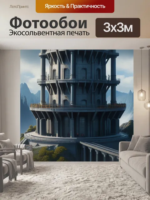 Фотообои пейзаж с 9 валом