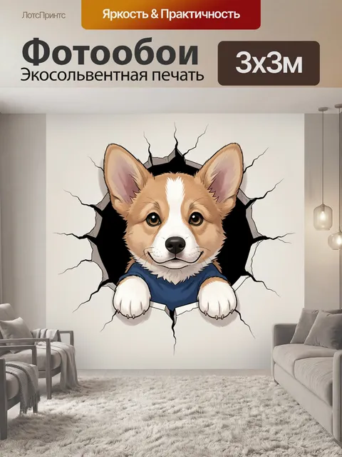 300 × 300 см · Экосольвентная печать