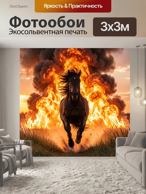 300 × 300 см · Экосольвентная печать