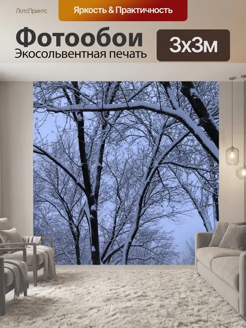 Фотообои Весной снег 5