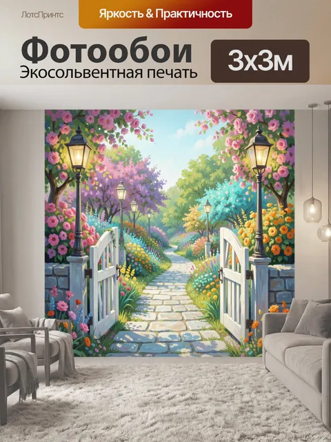 300 × 300 см · Экосольвентная печать
