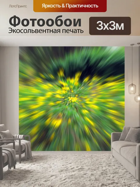 Фотообои Ромашки масштаба
