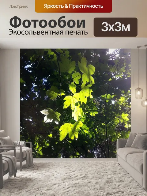 Фотообои Листья