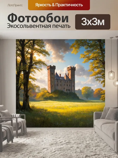 Фотообои англия показывают старую крепость