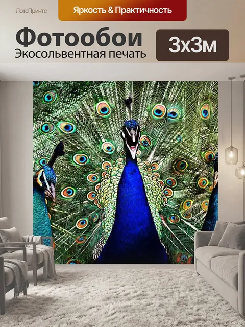 Фотообои Павлин
