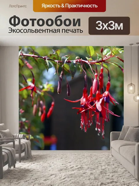 Фотообои Фуксия