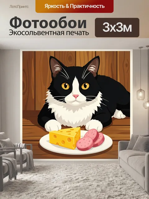 300 × 300 см · Экосольвентная печать