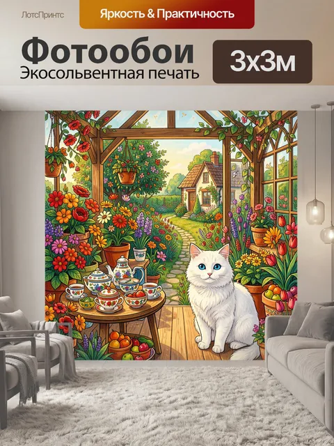 300 × 300 см · Экосольвентная печать