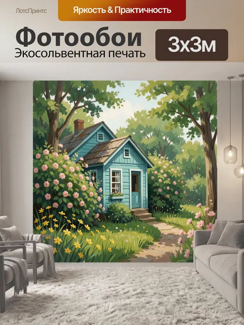300 × 300 см · Экосольвентная печать