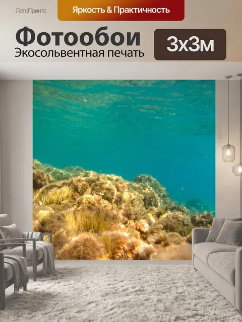Фотообои Морскому дну под водой