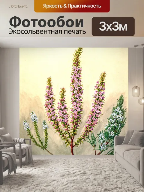 Фотообои Цветы винтаж искусство старый