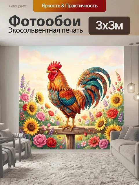 300 × 300 см · Экосольвентная печать