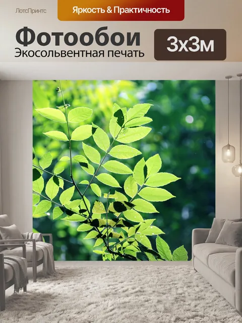 Фотообои Листья