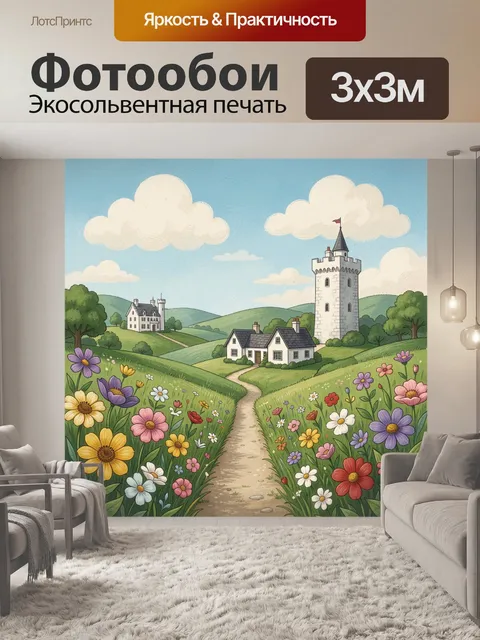300 × 300 см · Экосольвентная печать