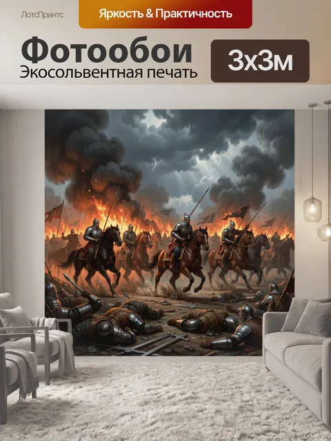 300 × 300 см · Экосольвентная печать
