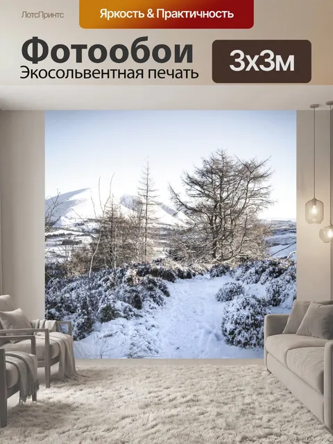 Фотообои Зимний пейзаж