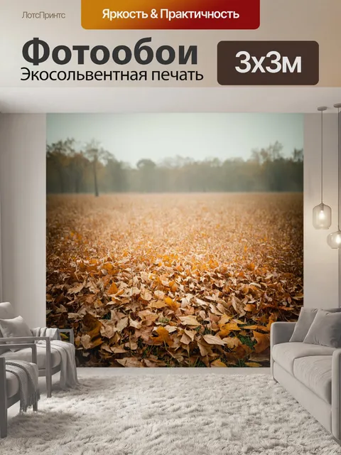 Фотообои поле с атмосферой забытых воспоминаний