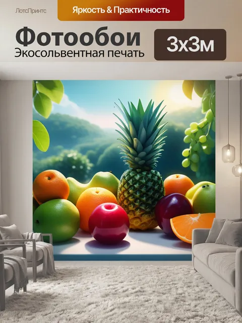 Фотообои пейзаж с фруктов крутой