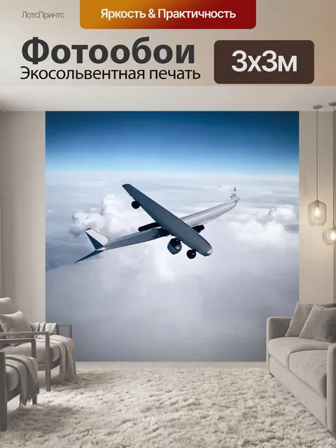Фотообои оригинальная фотография самолёта
