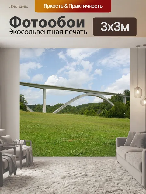 Фотообои Пение птиц полые мост