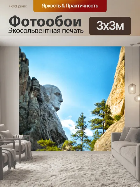 Фотообои Гора Рашмор профиля