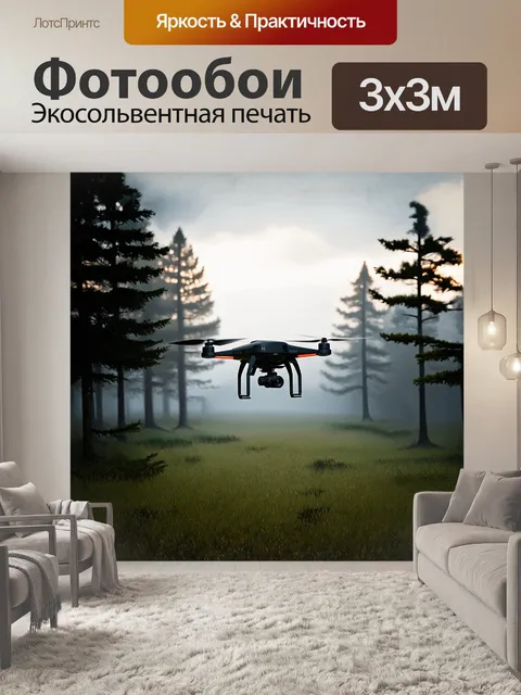 Фотообои крупный план беспилотного летательного аппарата