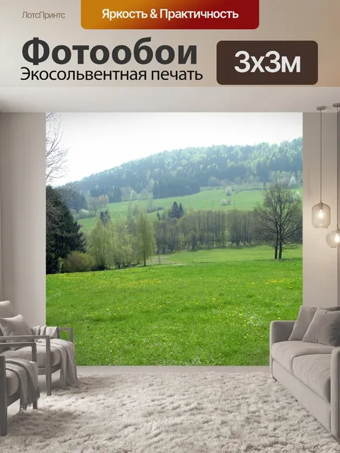 Фотообои Луг и лес