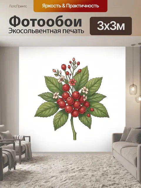 300 × 300 см · Экосольвентная печать