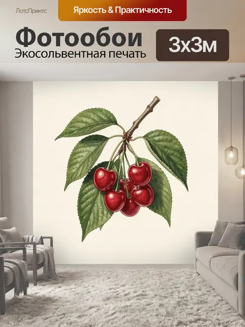 300 × 300 см · Экосольвентная печать
