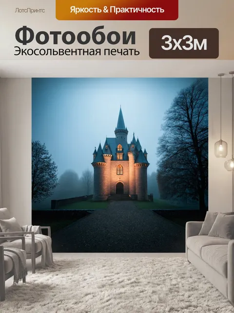 Фотообои туман в художественном стиле