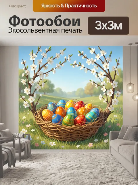 300 × 300 см · Экосольвентная печать