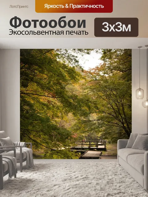 Фотообои Деревянная дорожка