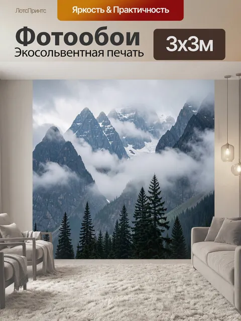 300 × 300 см · Экосольвентная печать